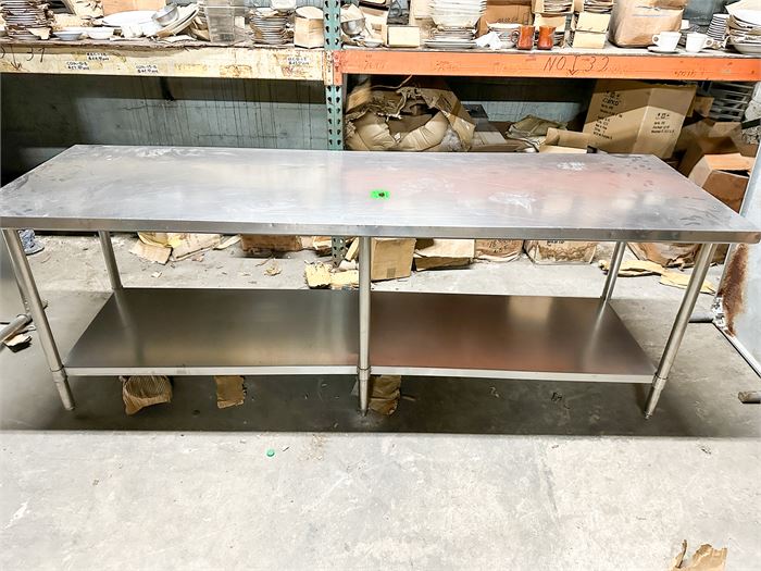 100% Stainless Table 96" X 30"